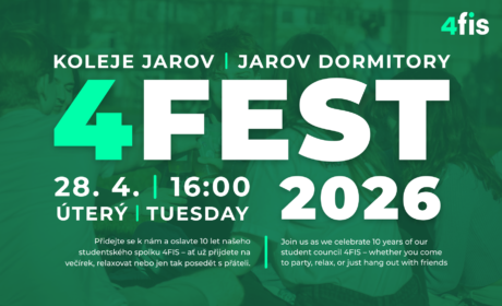 /28.4./ 4FEST – Spolek 4FIS slaví na Jarově, odpoledne plné kvalitní hudby a uvolněné atmosféry